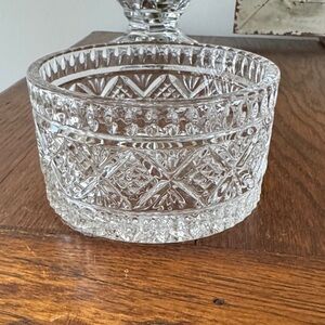 Elegant Clear Crystal Bowl